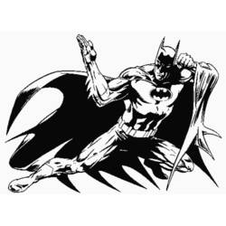 着色页: 蝙蝠侠 (超级英雄) #76975 - 免费可打印着色页