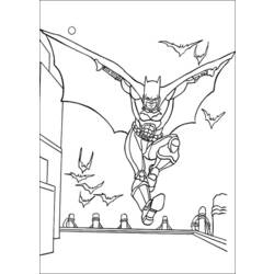 着色页: 蝙蝠侠 (超级英雄) #77038 - 免费可打印着色页