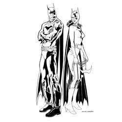 着色页: 蝙蝠侠 (超级英雄) #77135 - 免费可打印着色页