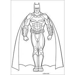 着色页: 蝙蝠侠 (超级英雄) #77156 - 免费可打印着色页