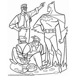 着色页: 蝙蝠侠 (超级英雄) #77178 - 免费可打印着色页