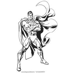着色页: DC漫画超级英雄 (超级英雄) #80115 - 免费可打印着色页