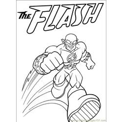着色页: DC漫画超级英雄 (超级英雄) #80116 - 免费可打印着色页
