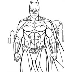 着色页: DC漫画超级英雄 (超级英雄) #80145 - 免费可打印着色页