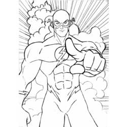 着色页: DC漫画超级英雄 (超级英雄) #80153 - 免费可打印着色页