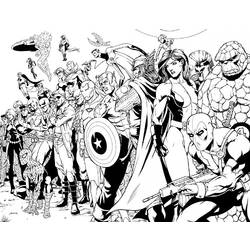 着色页: DC漫画超级英雄 (超级英雄) #80166 - 免费可打印着色页