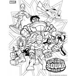 着色页: DC漫画超级英雄 (超级英雄) #80191 - 免费可打印着色页