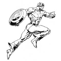 着色页: DC漫画超级英雄 (超级英雄) #80200 - 免费可打印着色页