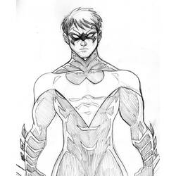 着色页: DC漫画超级英雄 (超级英雄) #80238 - 免费可打印着色页