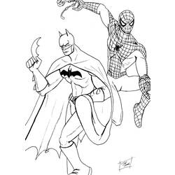 着色页: DC漫画超级英雄 (超级英雄) #80247 - 免费可打印着色页