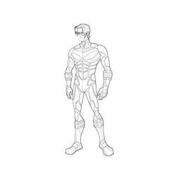 着色页: DC漫画超级英雄 (超级英雄) #80333 - 免费可打印着色页