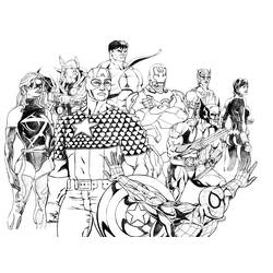 着色页: DC漫画超级英雄 (超级英雄) #80357 - 免费可打印着色页