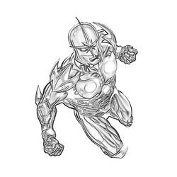 着色页: DC漫画超级英雄 (超级英雄) #80384 - 免费可打印着色页