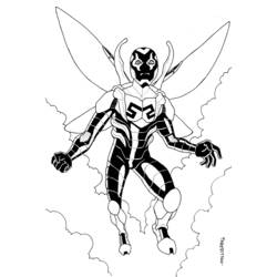 着色页: DC漫画超级英雄 (超级英雄) #80452 - 免费可打印着色页