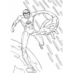 着色页: 神奇四侠 (超级英雄) #76335 - 免费可打印着色页