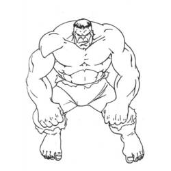 着色页: 绿巨人 (超级英雄) #79010 - 免费可打印着色页