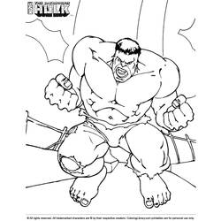着色页: 绿巨人 (超级英雄) #79107 - 免费可打印着色页