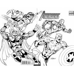 着色页: 漫威超级英雄 (超级英雄) #79675 - 免费可打印着色页
