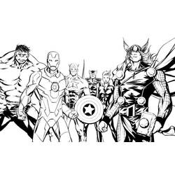 着色页: 漫威超级英雄 (超级英雄) #79857 - 免费可打印着色页