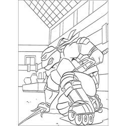 着色页: 忍者神龟 (超级英雄) #75375 - 免费可打印着色页