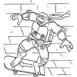 着色页: 忍者神龟 (超级英雄) #75380 - 免费可打印着色页