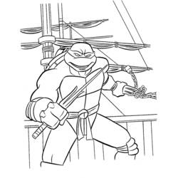 着色页: 忍者神龟 (超级英雄) #75388 - 免费可打印着色页