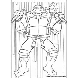 着色页: 忍者神龟 (超级英雄) #75413 - 免费可打印着色页
