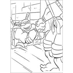 着色页: 忍者神龟 (超级英雄) #75502 - 免费可打印着色页