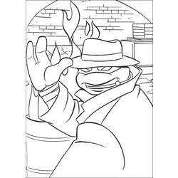 着色页: 忍者神龟 (超级英雄) #75505 - 免费可打印着色页