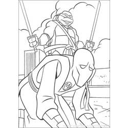 着色页: 忍者神龟 (超级英雄) #75543 - 免费可打印着色页