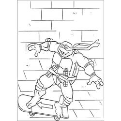 着色页: 忍者神龟 (超级英雄) #75596 - 免费可打印着色页