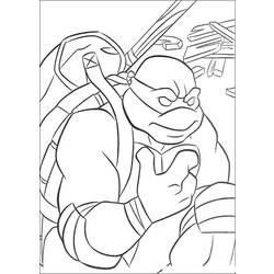 着色页: 忍者神龟 (超级英雄) #75627 - 免费可打印着色页