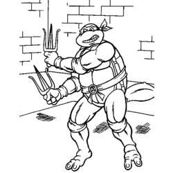 着色页: 忍者神龟 (超级英雄) #75651 - 免费可打印着色页