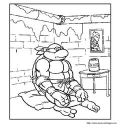 着色页: 忍者神龟 (超级英雄) #75678 - 免费可打印着色页