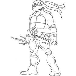 着色页: 忍者神龟 (超级英雄) #75692 - 免费可打印着色页