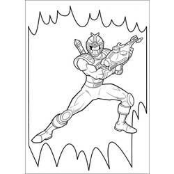 着色页: 电力护林员 (超级英雄) #49959 - 免费可打印着色页