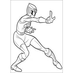 着色页: 电力护林员 (超级英雄) #49994 - 免费可打印着色页