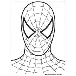 着色页: 蜘蛛侠 (超级英雄) #78642 - 免费可打印着色页