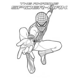 着色页: 蜘蛛侠 (超级英雄) #78659 - 免费可打印着色页