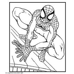 着色页: 蜘蛛侠 (超级英雄) #78664 - 免费可打印着色页