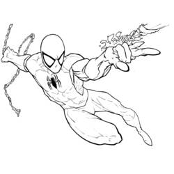 着色页: 蜘蛛侠 (超级英雄) #78700 - 免费可打印着色页