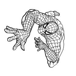 着色页: 蜘蛛侠 (超级英雄) #78701 - 免费可打印着色页