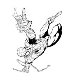 着色页: 蜘蛛侠 (超级英雄) #78739 - 免费可打印着色页