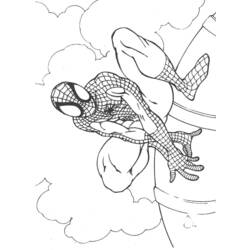 着色页: 蜘蛛侠 (超级英雄) #78823 - 免费可打印着色页