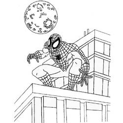 着色页: 蜘蛛侠 (超级英雄) #78889 - 免费可打印着色页