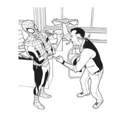 着色页: 蜘蛛侠 (超级英雄) #78905 - 免费可打印着色页