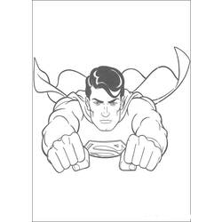 着色页: 超人 (超级英雄) #83611 - 免费可打印着色页