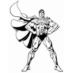 着色页: 超人 (超级英雄) #83613 - 免费可打印着色页