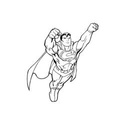 着色页: 超人 (超级英雄) #83627 - 免费可打印着色页
