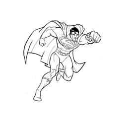 着色页: 超人 (超级英雄) #83628 - 免费可打印着色页